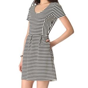 Madewell Striped Bistro Dress
